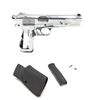Image 1 : Inglis Browning Hi Power Semi Auto Pistol 9mm Chrome Plated, Restricted