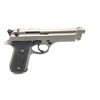 Image 1 : Beretta 92S Semi Auto Pistol 9mm Silver Cerakote Finish 5" Barrel, Restricted