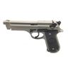Image 2 : Beretta 92S Semi Auto Pistol 9mm Silver Cerakote Finish 5" Barrel, Restricted