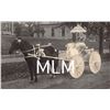 Image 1 : 4 Women Dressed in White Horse Drawn Wagon Parade Float Photo PC