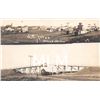 Image 1 : 2 View G.N. Yards Train Railroad Hills, Minnesota Photo Postcard