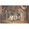 Image 1 : Patriotic American Flags at Public Market Uxbridge, Massachusetts Photo Postcard
