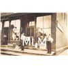 Image 1 : Two Men Store Front "Special Cloak Sale Today" Signs Photo Postcard