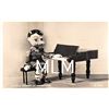 Image 1 : "Little Chunky" at Puppet-Land Playing Piano Photo Postcard