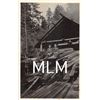 Image 1 : Two Men On Wood Pile at Lumber Mill Photo Postcard