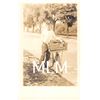 Image 1 : Postal Delivery Man on Bicycle Photo Postcard
