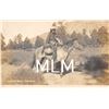 Image 1 : American Indian Mail Carrier On Horseback Photo Postcard