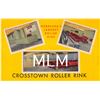 Image 1 : Crosstown Roller Rink Interior Linen Omaha, Nebraska Postcard