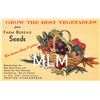 Image 1 : Linen Advertising "Grow the best vegetables" Postcard