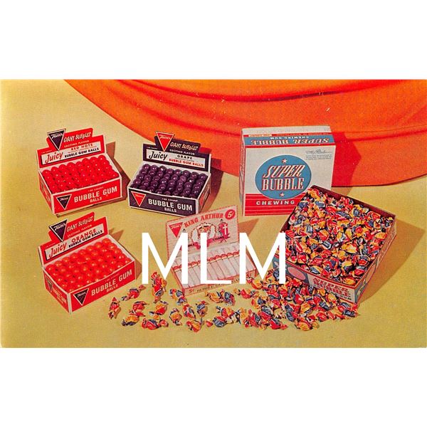 Advertising The Dunruss Co. Bubble Gum Memphis, Tennessee Postcard