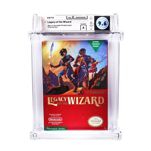 Legacy of the Wizard NES Nintendo Sealed Video Game WATA 9.6/A