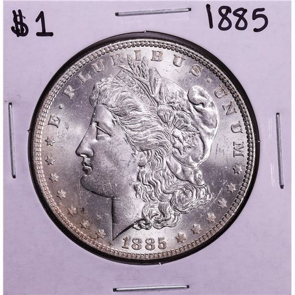 1885 $1 Morgan Silver Dollar Coin