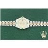 Image 5 : Rolex Ladies Two Tone Quickset Champagne Diamond & Emerald Datejust Wristwatch