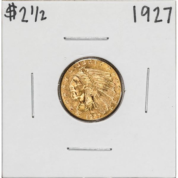 1927 $2 1/2 Indian Head Quarter Eagle Gold Coin