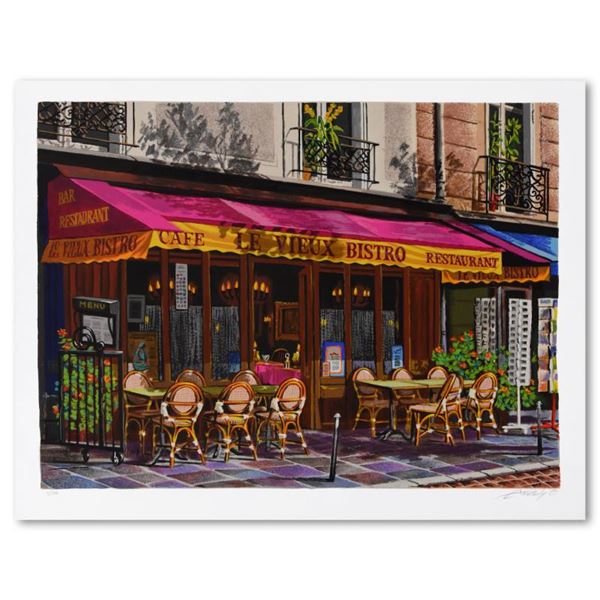 Arkady Ostritzky "Le Vieux Bistro" Limited Edition Serigraph On Paper