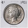 Image 1 : 1921 $1 Peace Silver Dollar Coin
