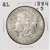 Image 1 : 1884-S $1 Morgan Silver Dollar Coin