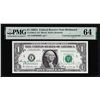 Image 1 : 1969A $1 Federal Reserve Note PMG Choice Uncirculated 64 Dual Courtesy Autograph