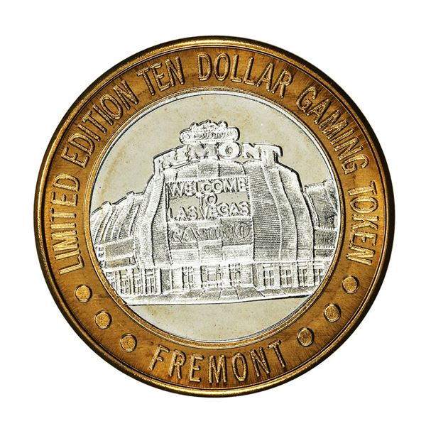 .999 Silver Sam Boyd's Fremont Las Vegas $10 Casino Limited Edition Gaming Token