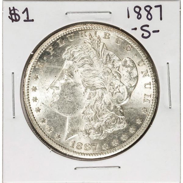 1887-S $1 Morgan Silver Dollar Coin