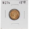 Image 1 : 1878 $2 1/2 Liberty Head Quarter Eagle Gold Coin