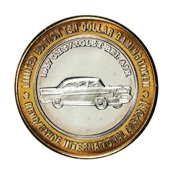 .999 Silver Fly RNO Reno Tahoe $10 Casino Limited Edition Gaming Token