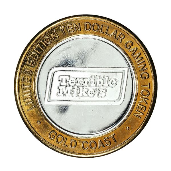 .999 Silver Gold Coast Las Vegas, Nevada $10 Casino Limited Edition Gaming Token