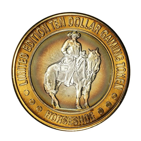 .999 Silver Binion's Horseshoe Las Vegas, NV $10 Casino Limited Edition Gaming Token