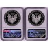Image 2 : Lot of 1986-S $1 Proof American Silver Eagle Coins NGC PF69 Ultra Cameo