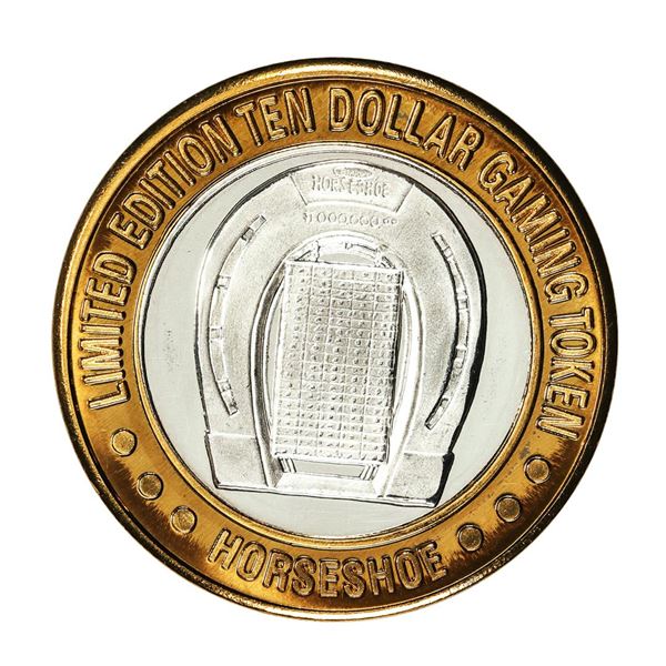 .999 Silver Binion's Horseshoe Las Vegas, NV $10 Casino Limited Edition Gaming Token