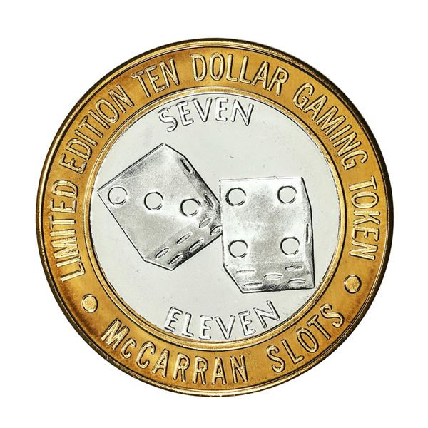 .999 Silver McCarran International Airport Las Vegas, NV $10 Limited Gaming Token