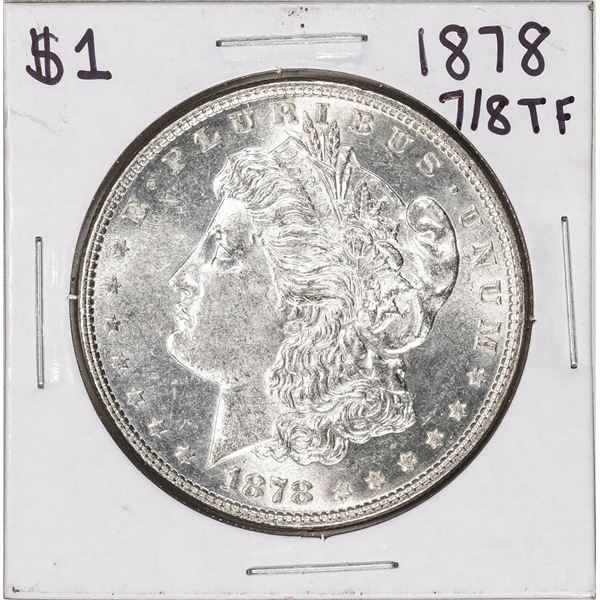 1878 7/8TF $1 Morgan Silver Dollar Coin
