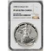 Image 1 : 1990-S $1 Proof American Silver Eagle Coin NGC PF69 Ultra Cameo