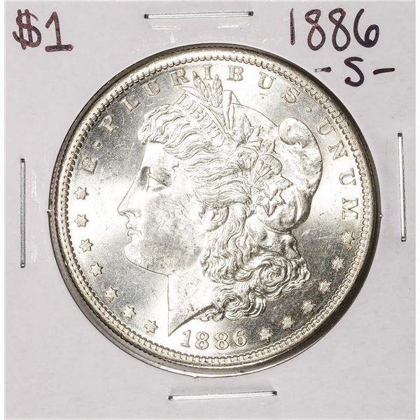 1886-S $1 Morgan Silver Dollar Coin
