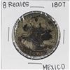Image 1 : 1807 Mo PJ Mexico 8 Reales Silver Coin