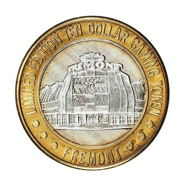 .999 Silver Sam Boyd's Fremont Las Vegas $10 Casino Limited Edition Gaming Token