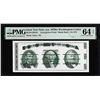 Image 1 : Circa 1970's Washington Center Giori Test Note PMG Choice Uncirculated 64EPQ