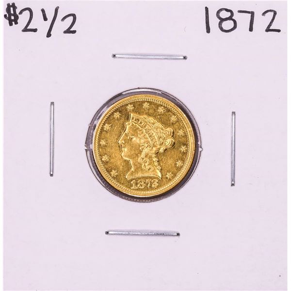 1872 $2 1/2 Liberty Head Quarter Eagle Coin