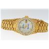 Image 7 : Rolex Ladies 18K Yellow Gold Mother Of Pearl Diamond President Watch