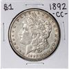 Image 1 : 1892-CC $1 Morgan Silver Dollar Coin