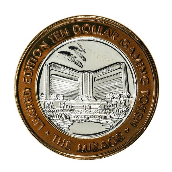 .999 Silver Mirage Las Vegas Nevada $10 Casino Limited Edition Gaming Token