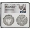 Image 1 : 1986-S & 2021-S First Year of Issue Proof Silver Eagle Set NGC PF69 Ultra Cameo