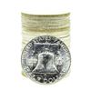 Image 2 : Roll of (20) Brilliant Uncirculated 1958-D Franklin Half Dollar Coins