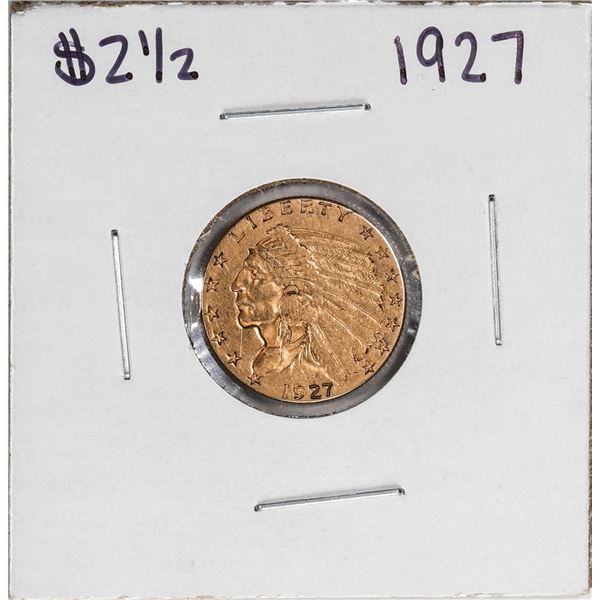 1927 $2 1/2 Indian Head Quarter Eagle Gold Coin