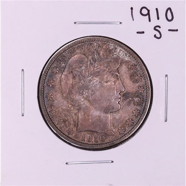 1910-S Barber Half Dollar Coin