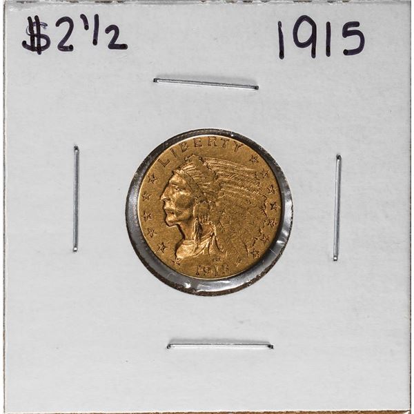 1915 $2 1/2 Indian Head Quarter Eagle Gold Coin