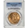 Image 1 : 1908 No Motto $20 St. Gaudens Double Eagle Gold Coin PCGS MS65