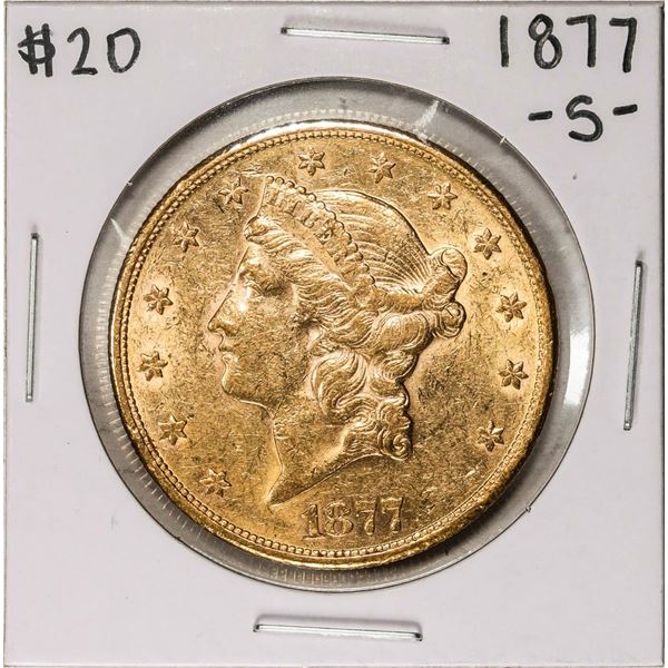 1877-S $20 Liberty Head Double Eagle Gold Coin