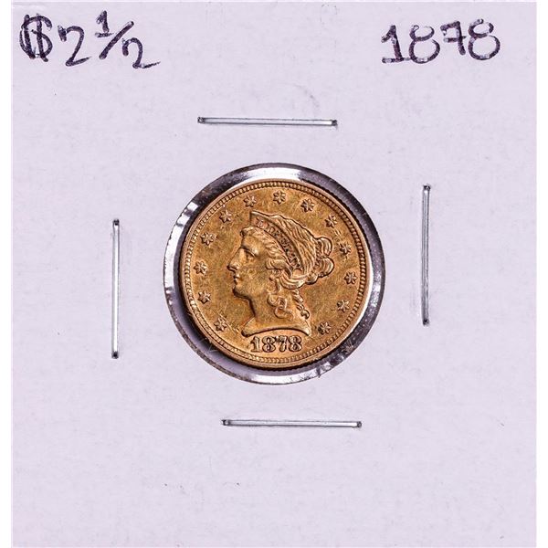 1878 $2 1/2 Liberty Head Quarter Eagle Gold Coin