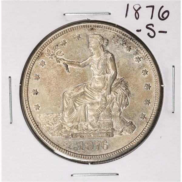 1876-S $1 Trade Silver Dollar Coin